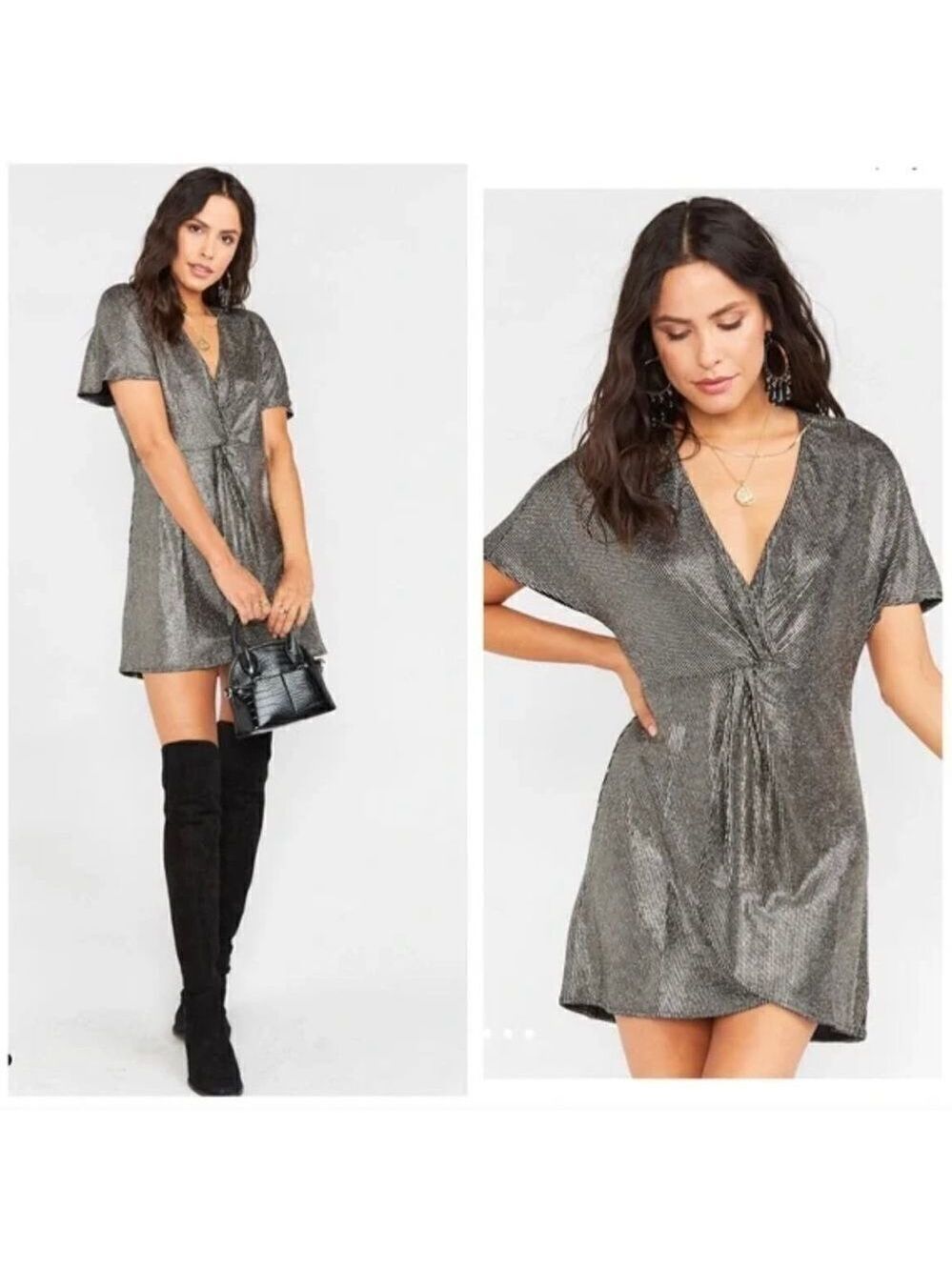 Show Me Your Mumu Get Twisted Disco Glitz Mini Dress